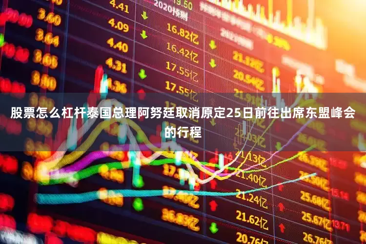 股票怎么杠杆泰国总理阿努廷取消原定25日前往出席东盟峰会的行程